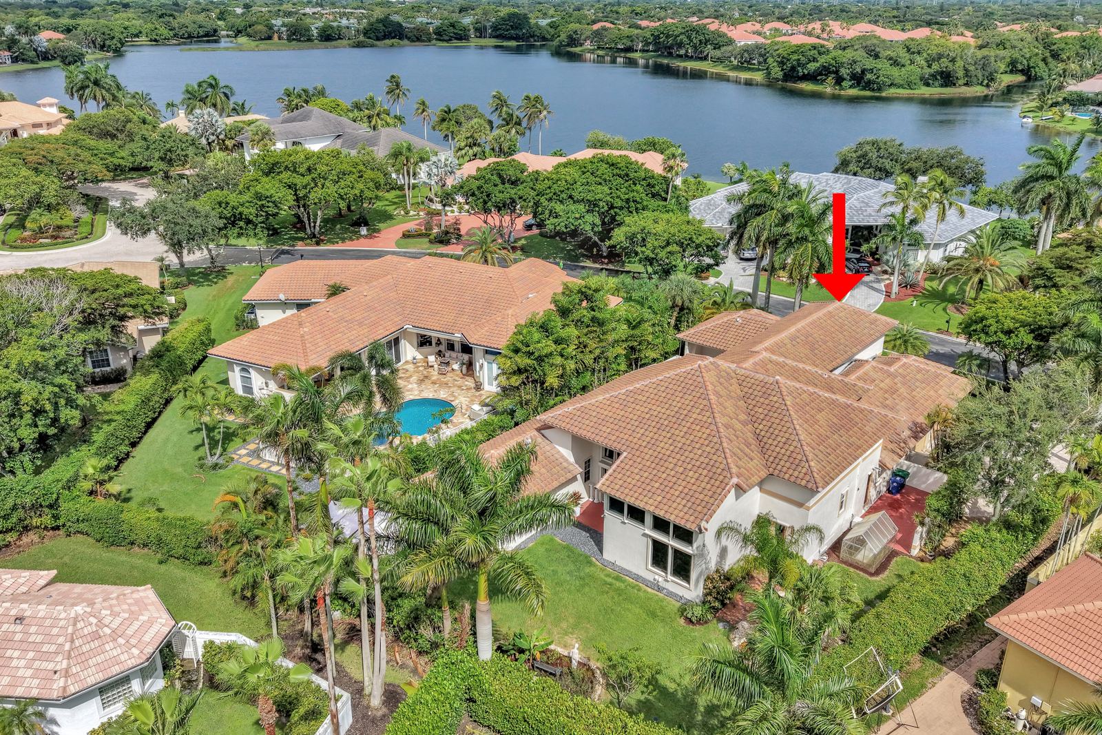 Aerial property view