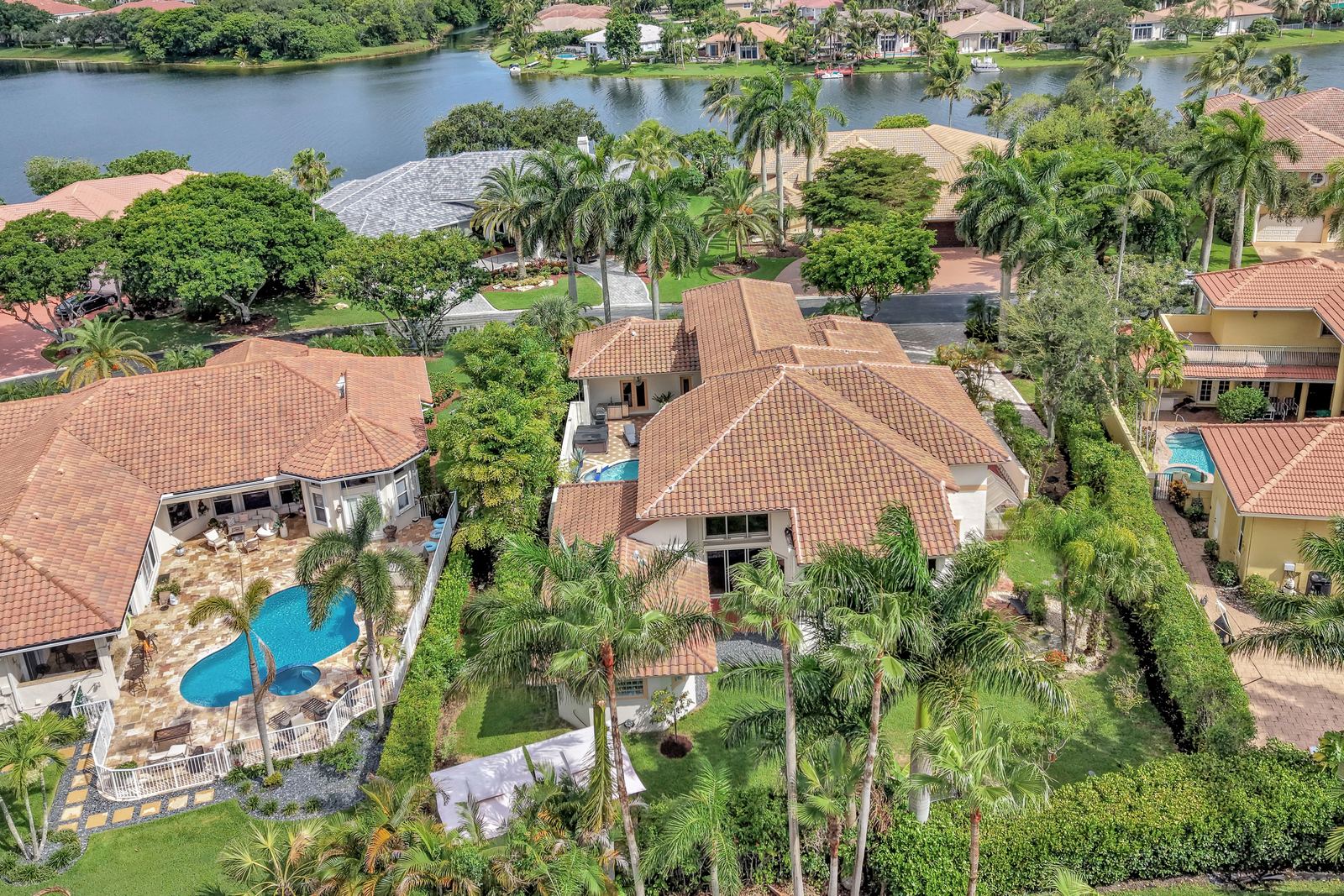 Aerial property view