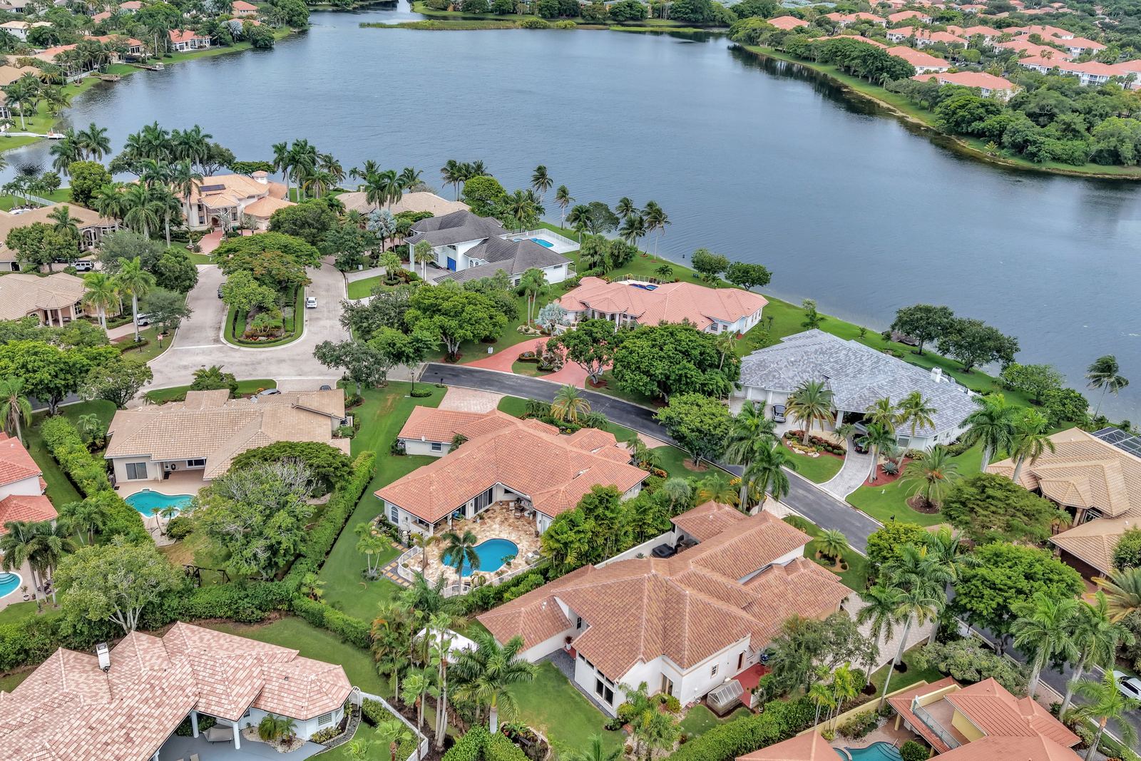 Aerial property view